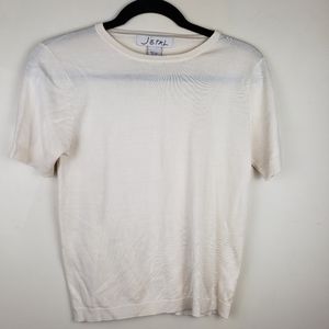 Jetal Short-sleeved Silk Top